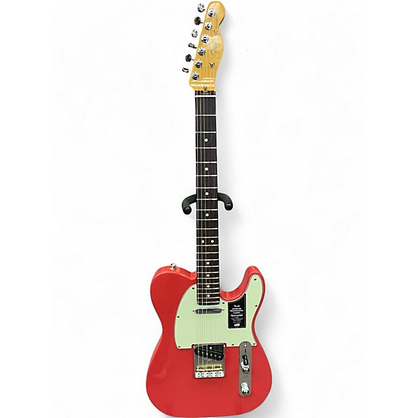 Used 2025 Fender American Professional Classic Telecaster Faded Dakota Red Solid Body Electric Guitar