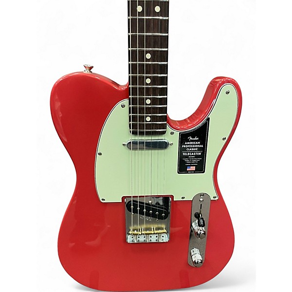 Used 2025 Fender American Professional Classic Telecaster Faded Dakota Red Solid Body Electric Guitar