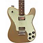 Used Fender Chris Shiflett Telecaster Deluxe Shoreline Gold Solid Body Electric Guitar