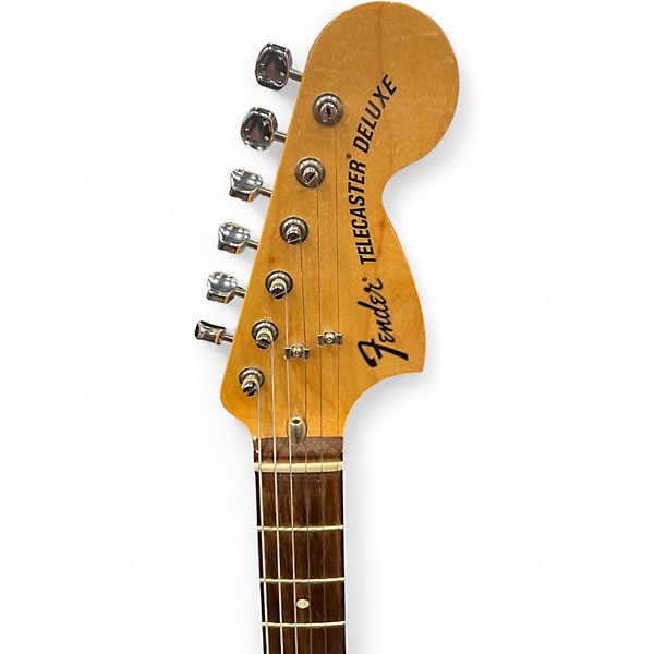 Used Fender Chris Shiflett Telecaster Deluxe Shoreline Gold Solid Body Electric Guitar