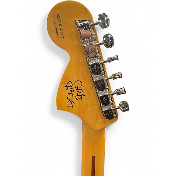 Used Fender Chris Shiflett Telecaster Deluxe Shoreline Gold Solid Body Electric Guitar