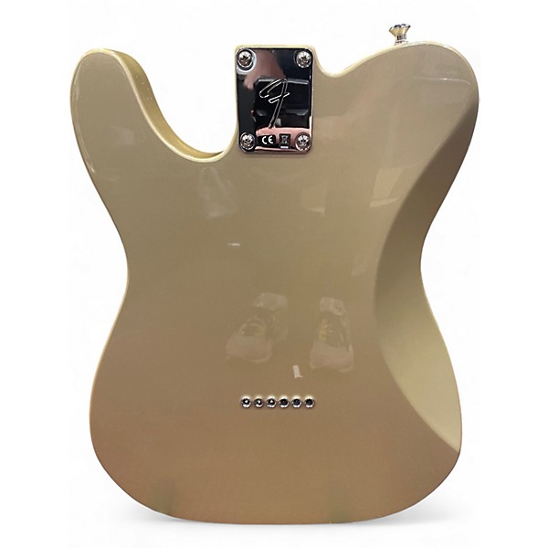 Used Fender Chris Shiflett Telecaster Deluxe Shoreline Gold Solid Body Electric Guitar