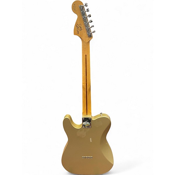 Used Fender Chris Shiflett Telecaster Deluxe Shoreline Gold Solid Body Electric Guitar