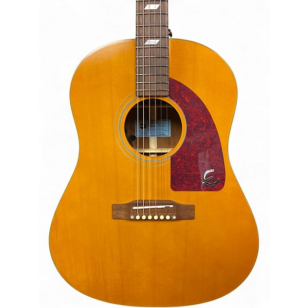 Used Epiphone Inspired by 1964 Texan Natural Acoustic Electric Guitar