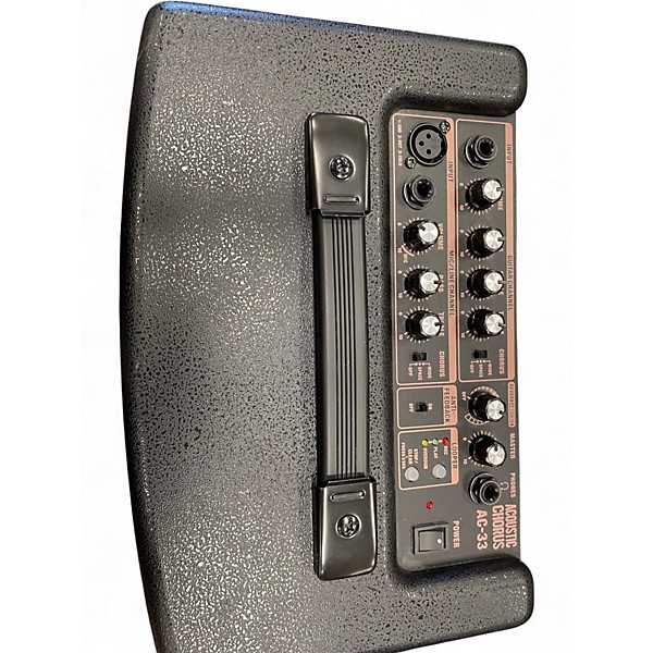 Used Roland AC33RW 30W 2X5 Acoustic Guitar Combo Amp