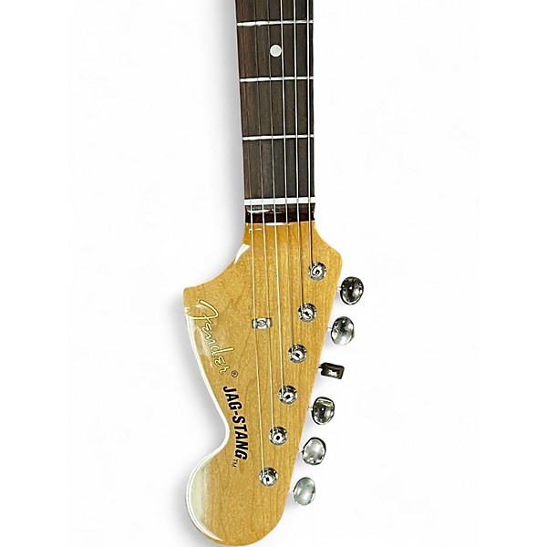 Used Fender Jagstang Blue Solid Body Electric Guitar