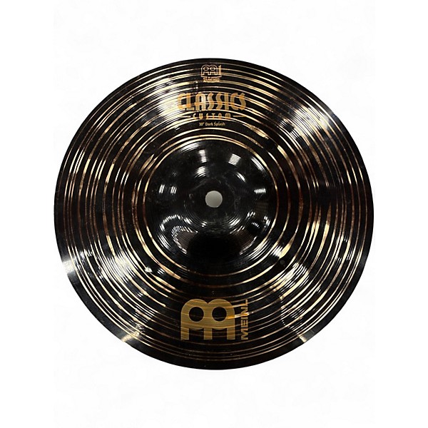 Used MEINL 10in CLASSIC  Dark Splash Cymbal