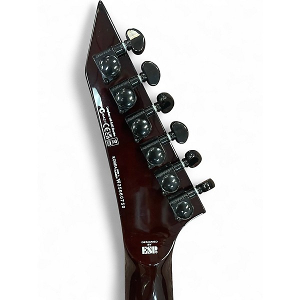 Used ESP LTD MH1000 with Evertune Tobacco Burst Solid Body Electric Guitar