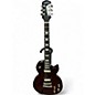 Used Epiphone Les Paul Custom Burgundy Solid Body Electric Guitar thumbnail