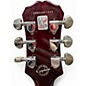 Used Epiphone Les Paul Custom Burgundy Solid Body Electric Guitar