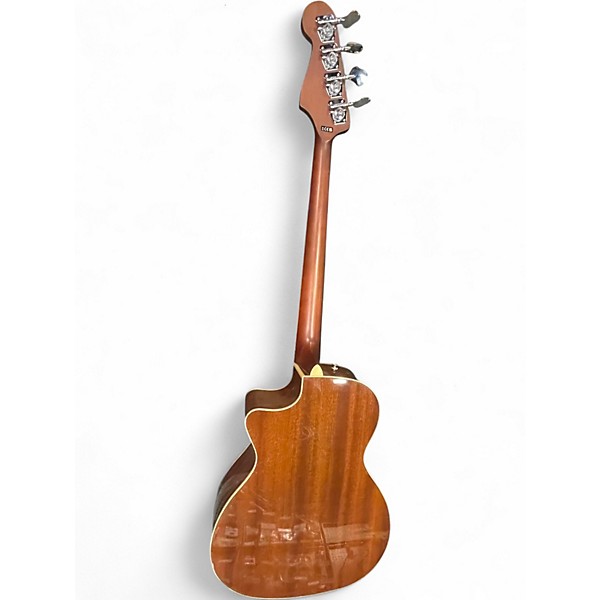 Used Fender Kingman 4-String Shaded Edge Burst Acoustic Bass Guitar