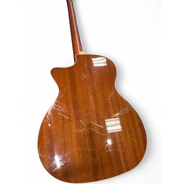 Used Fender Kingman 4-String Shaded Edge Burst Acoustic Bass Guitar