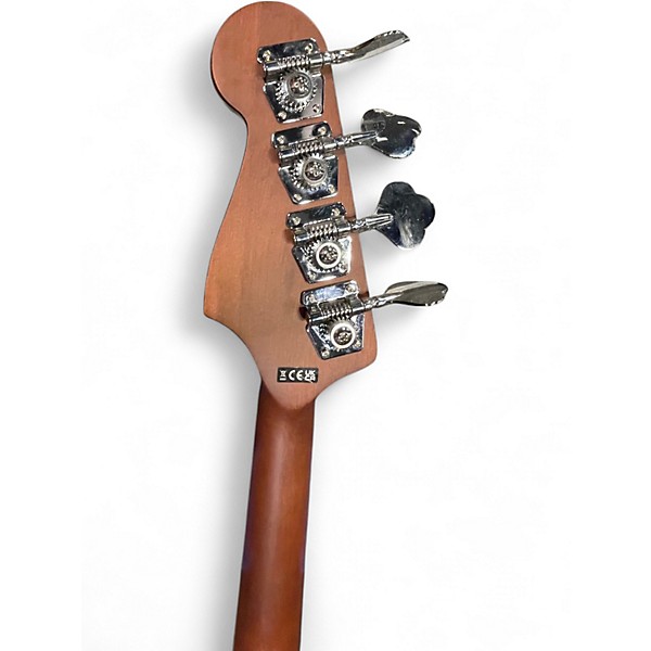 Used Fender Kingman 4-String Shaded Edge Burst Acoustic Bass Guitar