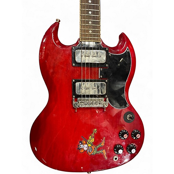 Used Epiphone Tony Iommi SG Custom Cherry Solid Body Electric Guitar