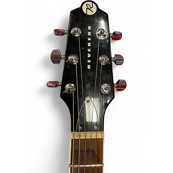 Used Reverend RON ASHETON SIGNATURE V ROCK ORANGE Solid Body Electric Guitar