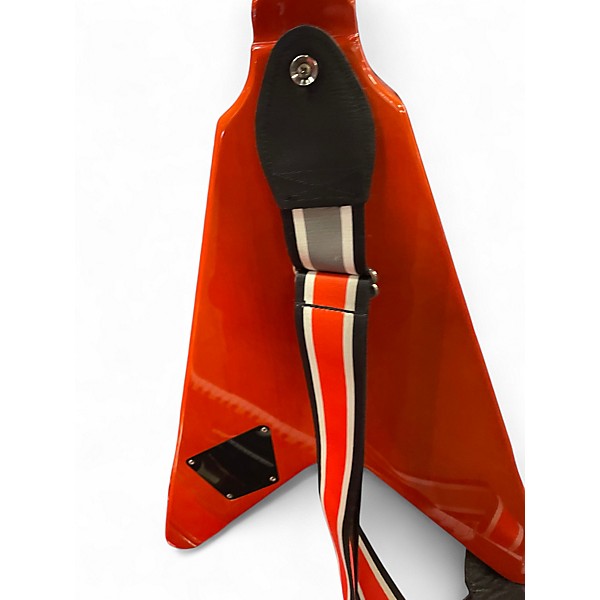 Used Reverend RON ASHETON SIGNATURE V ROCK ORANGE Solid Body Electric Guitar