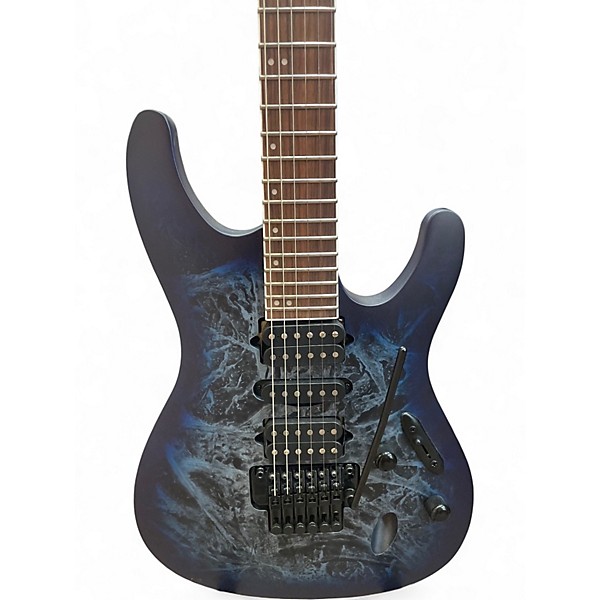 Used Ibanez S770 Blue Burst Solid Body Electric Guitar