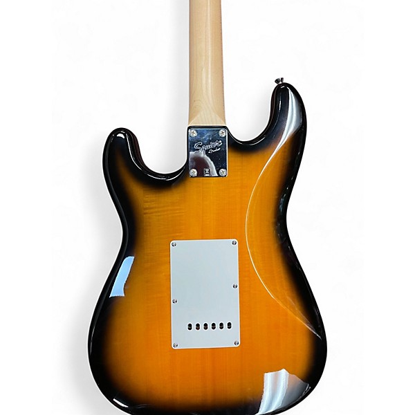 Used Squier Affinity Stratocaster 2 Tone Sunburst Solid Body Electric Guitar