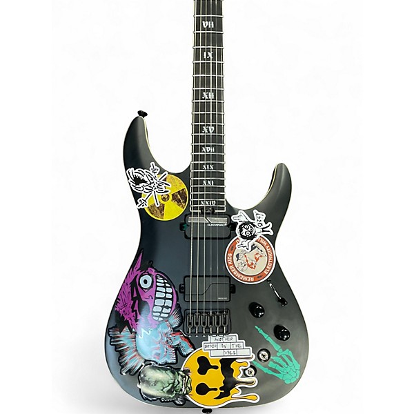 Used Schecter Guitar Research C-1 S HT Elite "Evil Twin" Satin Black Solid Body Electric Guitar