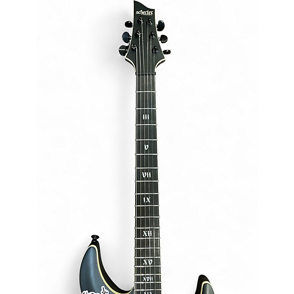 Used Schecter Guitar Research C-1 S HT Elite "Evil Twin" Satin Black Solid Body Electric Guitar