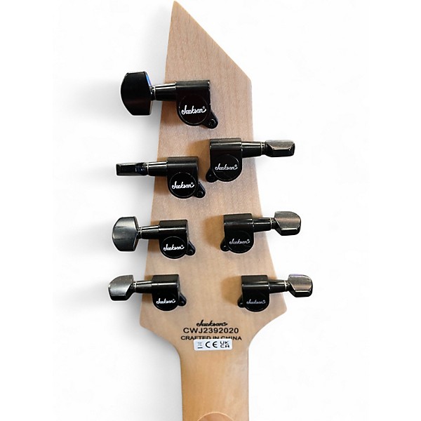 Used 2020 Jackson JS22-7 Dinky 7 String Black Solid Body Electric Guitar