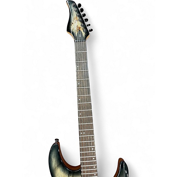 Used Schecter Guitar Research CR-6 Charcoal Burst Solid Body Electric Guitar