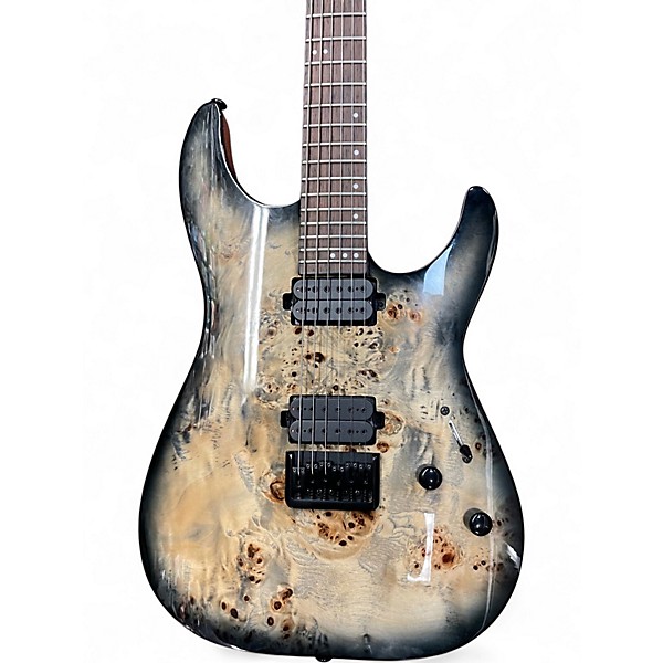 Used Schecter Guitar Research CR-6 Charcoal Burst Solid Body Electric Guitar