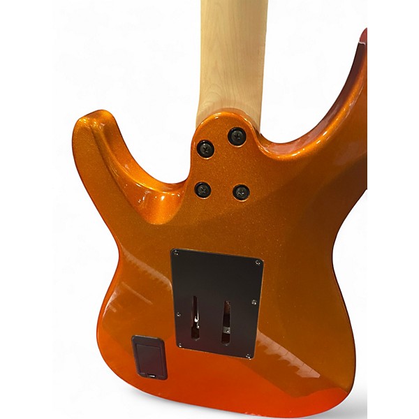 Used Schecter Guitar Research Sun Valley Super Shredder Metallic Orange Solid Body Electric Guitar