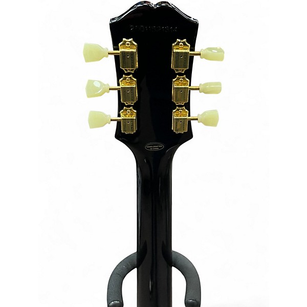 Used Epiphone Les Paul Custom Black Solid Body Electric Guitar