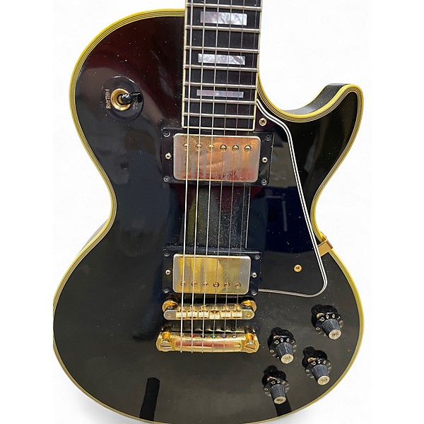 Used 2006 Gibson 1968 Les Paul Custom Reissue Black Solid Body Electric Guitar