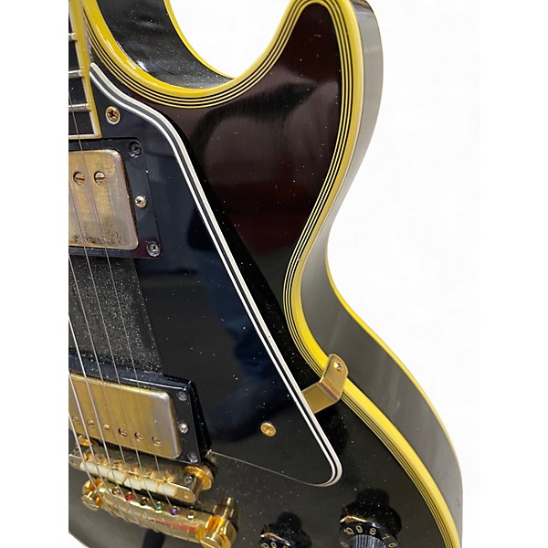 Used 2006 Gibson 1968 Les Paul Custom Reissue Black Solid Body Electric Guitar