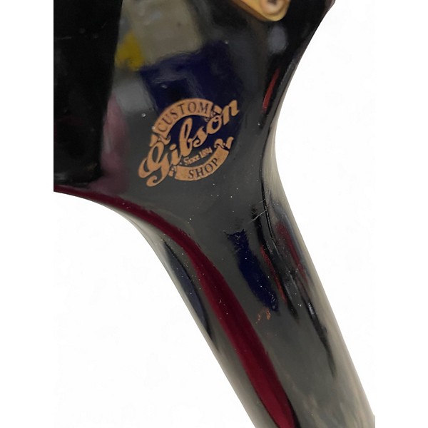 Used 2006 Gibson 1968 Les Paul Custom Reissue Black Solid Body Electric Guitar