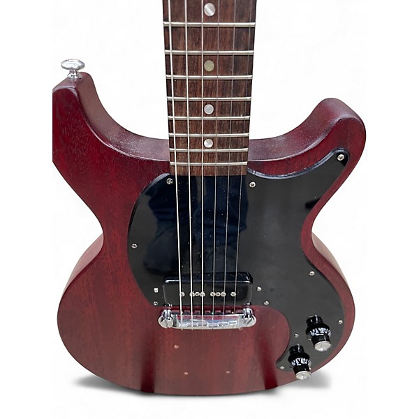 Used 2019 Gibson Les Paul JR DC Tribute Wine Red Solid Body Electric Guitar