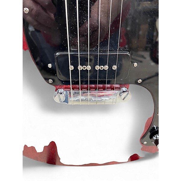 Used 2019 Gibson Les Paul JR DC Tribute Wine Red Solid Body Electric Guitar