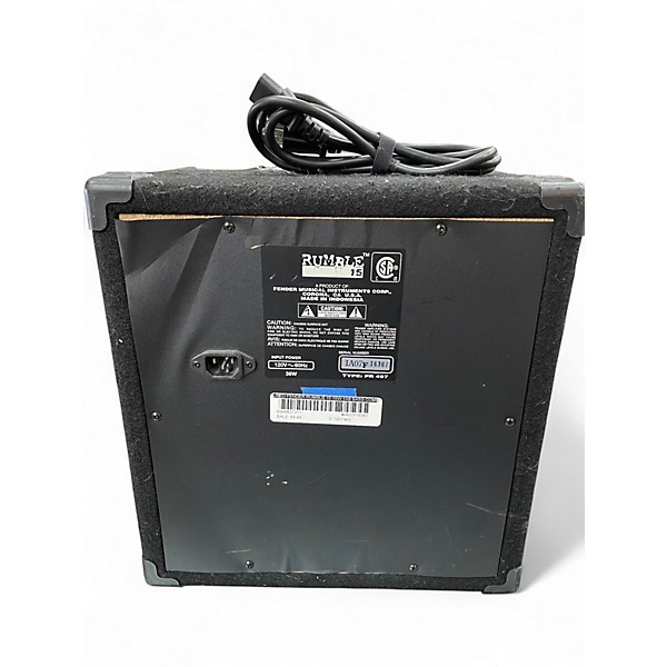 Used Fender Rumble 15 15W 1X8 Bass Combo Amp