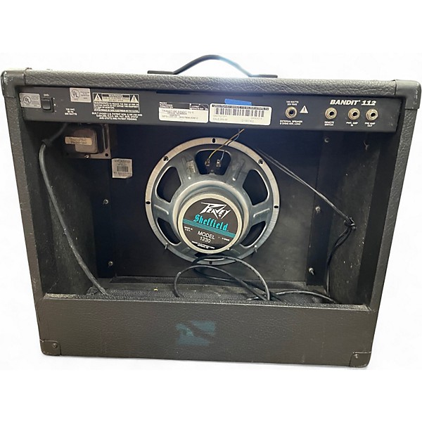 Used Peavey Bandit 112 Silver Stripe Tube Guitar Combo Amp