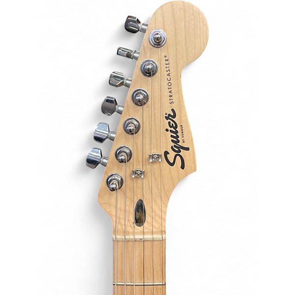 Used Squier SONIC STRATOCASTER SSS Burgundy Solid Body Electric Guitar