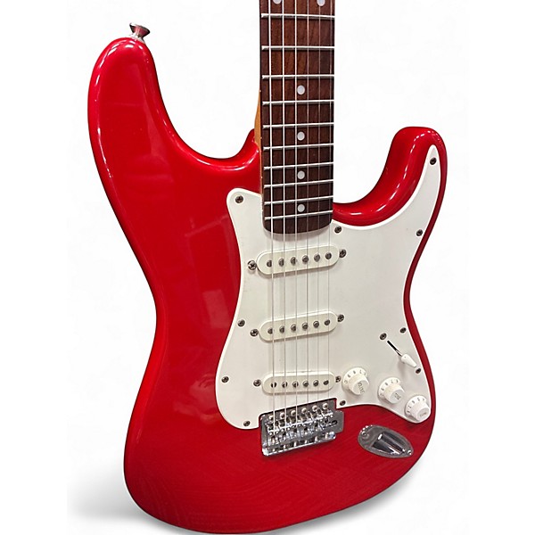 Used Squier Affinity Stratocaster RED Solid Body Electric Guitar