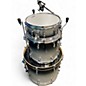 Used PDP by DW 7 Piece Concept Series SILVER AND BLACK SARKLE Drum Kit