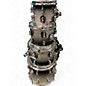 Used PDP by DW 7 Piece Concept Series SILVER AND BLACK SARKLE Drum Kit