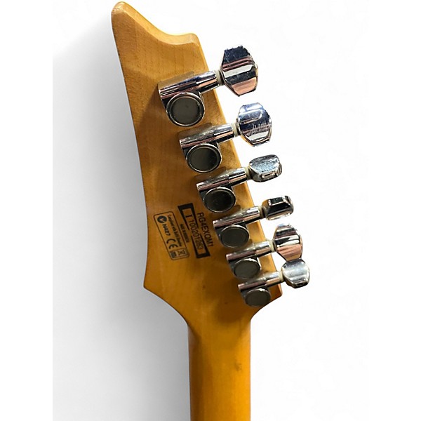 Used Ibanez RG4EXQM1 Trans Red Solid Body Electric Guitar