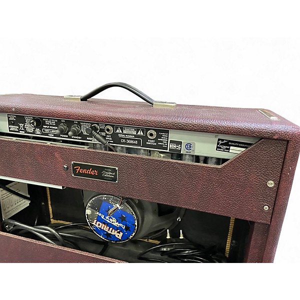 Used Fender '65 Deluxe Reverb Vintage Reissue Amp - Wine Red Tube Guitar Combo Amp