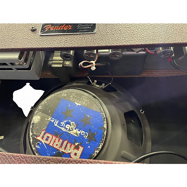 Used Fender '65 Deluxe Reverb Vintage Reissue Amp - Wine Red Tube Guitar Combo Amp