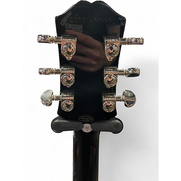 Used Epiphone Les Paul Custom Limited Edition Silver Burst Solid Body Electric Guitar