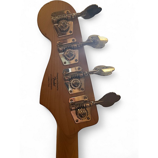 Used Squier Affinity Series Jaguar Charcoal Frost Metallic Electric Bass Guitar