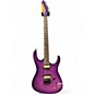 Used Leo Jaymz Monsoon Trans Purple Solid Body Electric Guitar thumbnail