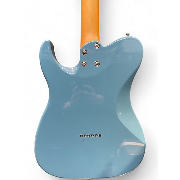 Used Westcreek Guitars TT20 Light Blue Paisley Solid Body Electric Guitar