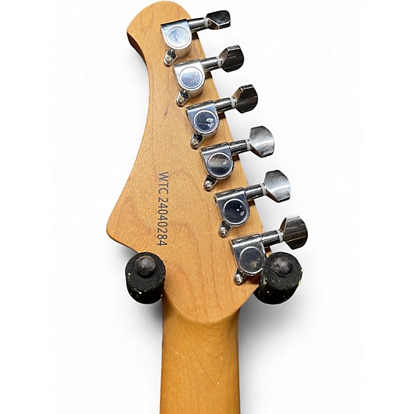 Used Westcreek Guitars TT20 Light Blue Paisley Solid Body Electric Guitar