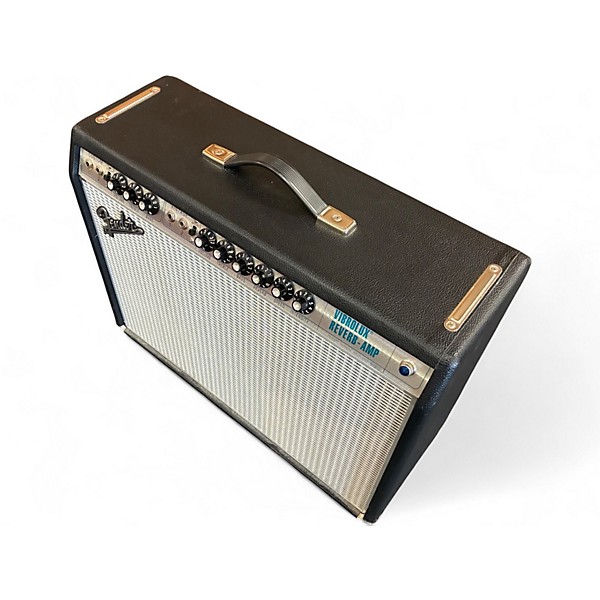 Used Fender 1968 Custom Vibrolux Reverb Tube Guitar Combo Amp