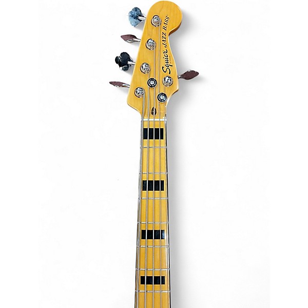 Used Squier Classic Vibe 70s Jazz Bass 5 Natural Electric Bass Guitar